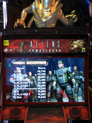 Aliens Armageddon аркадный игровой аппарат