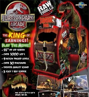 Аркадный игровой автомат Jurassic Park Arcade