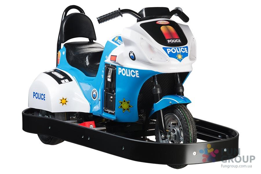 Електричний дитячий поліцейський мотоцикл Moto Police (Італія)